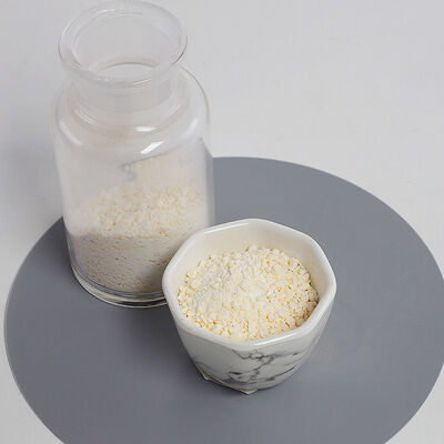 SHUANGYAN Aschegehalt 003 Prozent Melamin-Granulat Molekularformel C3H6N6 Geeignetes Material für die chemische Industrieproduktion