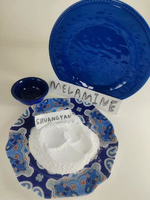 Reinheits-bunter industrieller Grad des Geschirr-Melamin-hinaufkletternder Pulver-99,85%