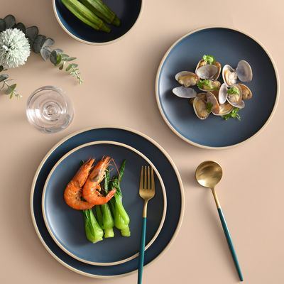 12 Stück Melamin-Dinnerware aus nautischem Kunststoff, moderner Stil, unzerbrechlich