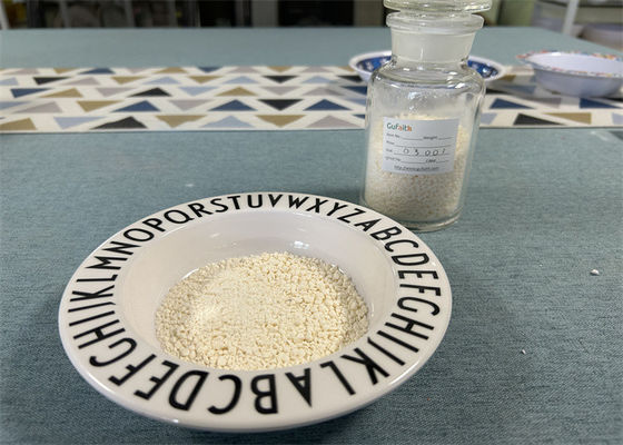 Farbe Weißes Melamin-Formpulver C3h6n6 Granulat Niedriger Aschegehalt