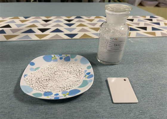 Weißes Pulver Melamin 99,8 C3h6n6 Formgranulat