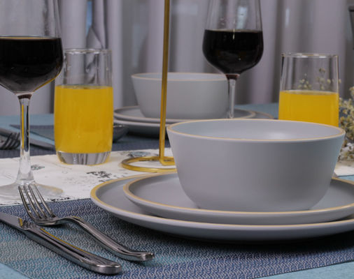 Camping Melamine Teller und Schüsseln 12 Stück