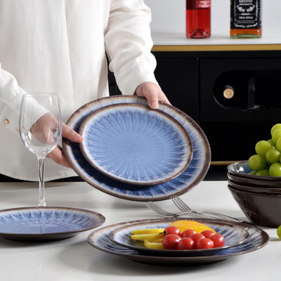 Wärmebeständigkeit Melamin-Tischgeschirr Set Mikrowelle Außen