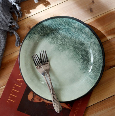 gufaith Melamin-Teller, Geschirr für 6 Personen, Melamin-Dinnerware-Sets 6 Stück, Outdoor-Dinner-Teller, Melamin-Teller, Teller