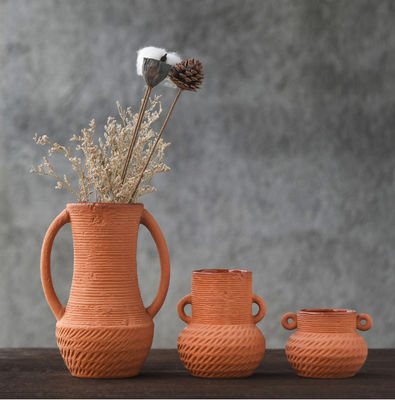 Weitmundige Keramik-Höhe-Boden-Vase Thanksgiving-Tag-Geschenk