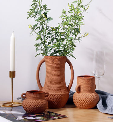 Weitmundige Keramik-Höhe-Boden-Vase Thanksgiving-Tag-Geschenk