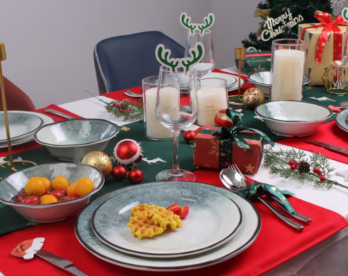 Material Weißes Melamin-Platten-Set Geschirrspüler für Hotels