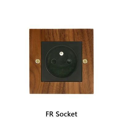 Bequem Wifi Modul Massivholz Lichtschalter Panel 10A 16A 110v-250v 86*86mm