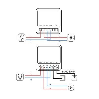 250 V elektrische Schaltfläche Zeitplan Sprachsteuerung