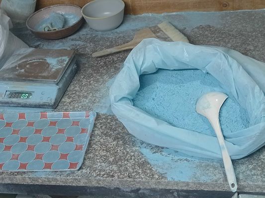 990,8% Blaues Melamin-Formpulver für Melamin-Tischgeschirr