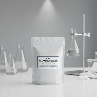 Reines Melaminpulver mit Siedepunkt C3H6N6 Molekulare Formel Chemische Verbindung geeignet für verschiedene industrielle Verfahren