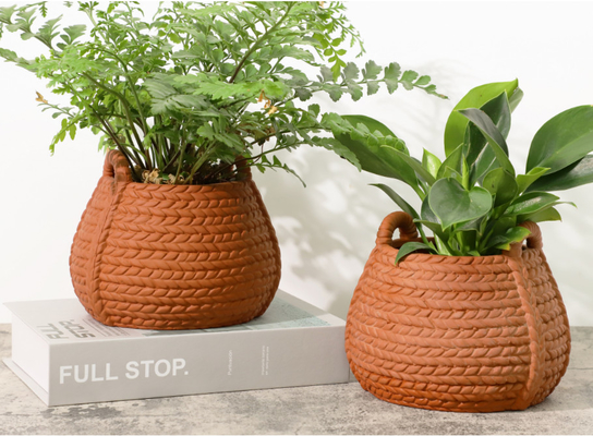 6 Zoll kleine Terrakotta-Töpfe für Zimmerpflanzen