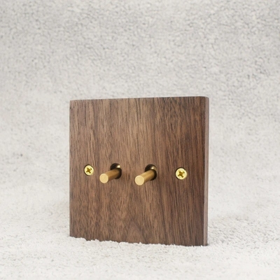 Smart Home Essential Light Switch Panel aus Massivholz WLAN Sprachbefehl